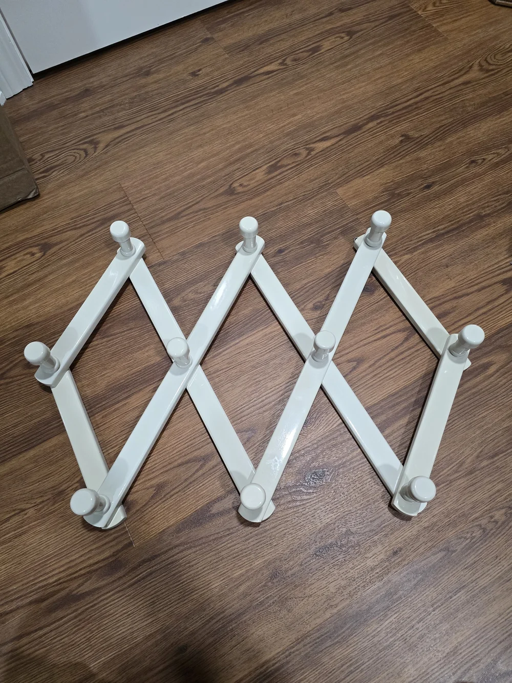 Expandable White Wall Hook Rack - Brand